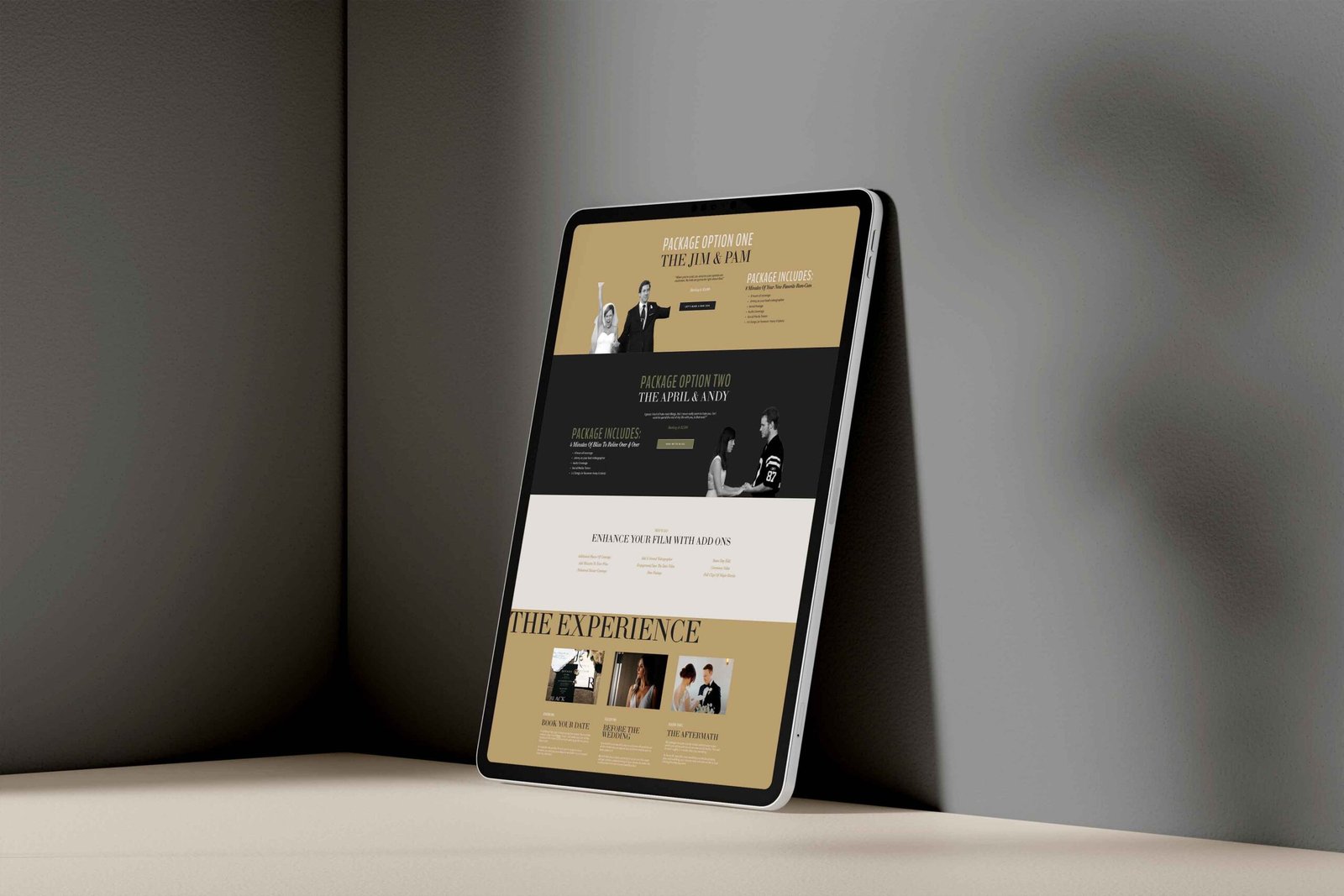 Jimmy Tran portfolio lenya creative website design scaled | Film Inspired Brand And Website Design For Wedding Videographer | Lenya Creative
